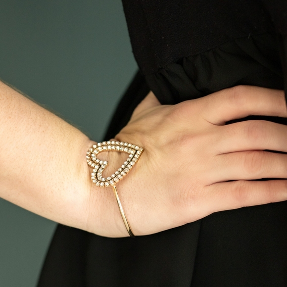 3 Piece Set - Necklace, Earrings, & Cuff Bracelet - Picture 6 of 7